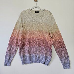 Scotch & Soda Men’s Large Gradient Ombre Knit Sweater